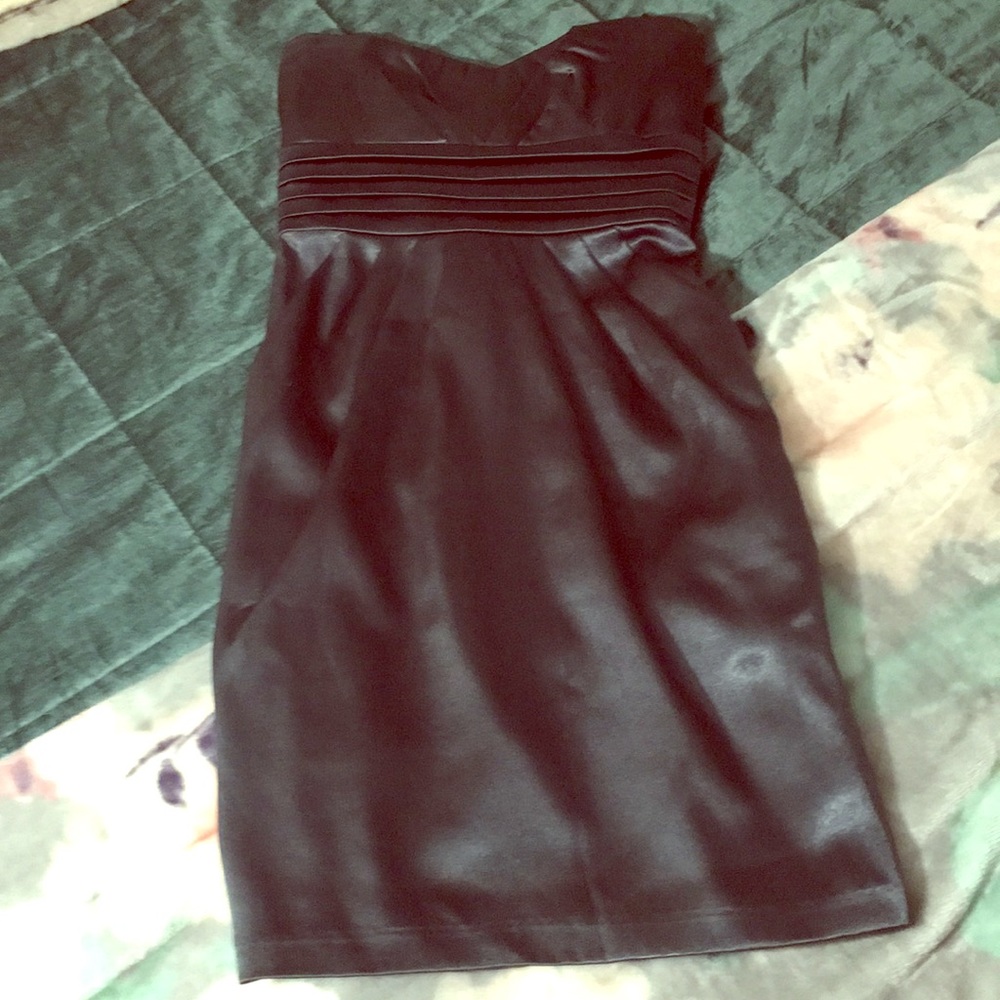 Dark Slate Satin Dress